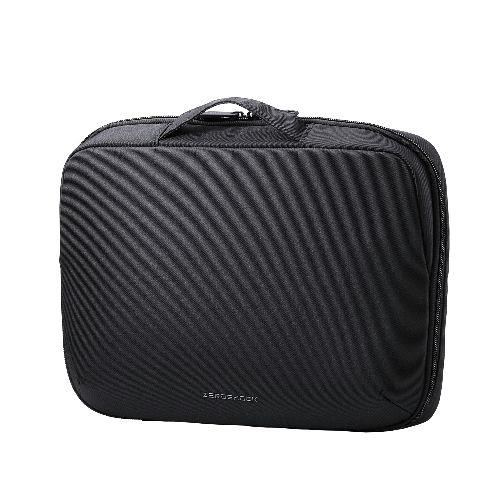 エレコム(ELECOM) ZSB-IBPRP11BK ブラック パソコンケース 11.6インチ ハンドル付 PCバッグ 衝撃吸収 ダブルファスナー 撥水加工 ZEROSHOCK
