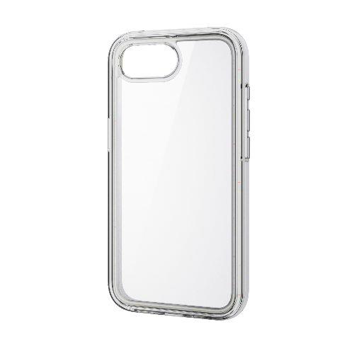 エレコム(ELECOM) PM-A25SHVAIR2RW リサイクルホワイト×クリア iPhone 16e ケース ハイブリッド カバー 衝撃吸収 軽量 カメラレンズ保護設計
