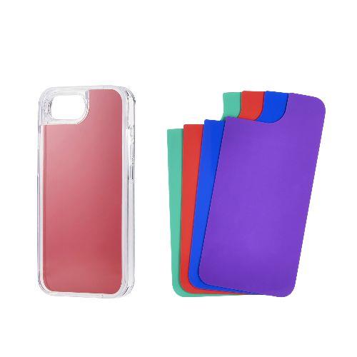 エレコム(ELECOM) PM-A25SHVCFCR1 クリア iPhone 16e ケース ハイブリッド 衝撃吸収 カメラレンズ保護設計 硬度5H 背景ビビットカラーシート付