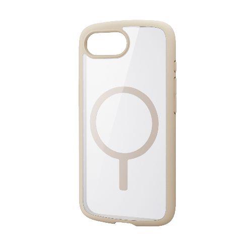 エレコム(ELECOM) PM-A25STSLFCMWH アイボリー iPhone 16e ケース ﾊｲﾌﾞﾘｯﾄﾞ ｶﾊﾞｰ 衝撃吸収 軽量 薄型 ｶﾒﾗﾚﾝｽﾞ保護設計 磁力吸着ﾜｲﾔﾚｽ充電対応