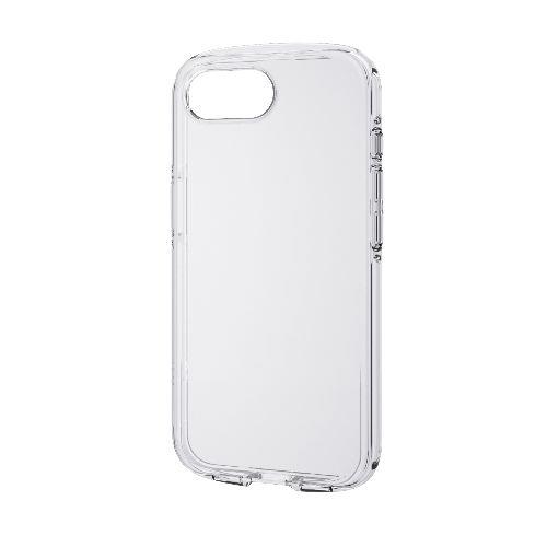 エレコム(ELECOM) PM-A25STSLUC3CR クリア iPhone 16e ケース ソフト カバー 衝撃吸収 軽量 薄型 カメラレンズ保護設計 メタルステッカー付