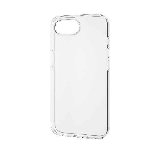 エレコム(ELECOM) PM-A25SUCT3CR クリア iPhone 16e ケース ソフト カバー 衝撃吸収 薄型 カメラレンズ保護設計 メタルステッカー付