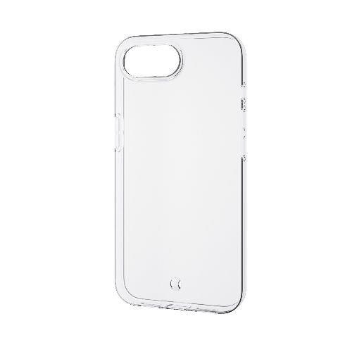 エレコム(ELECOM) PM-A25SUCTCR クリア iPhone 16e ケース ソフト カバー 衝撃吸収 薄型 カメラレンズ保護設計 メタルステッカー付