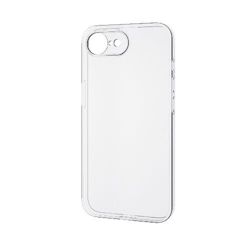 エレコム(ELECOM) PM-A25SUCTKCR クリア iPhone 16e ケース ソフト カバー 衝撃吸収 カメラレンズ保護設計 メタルステッカー付 極限保護