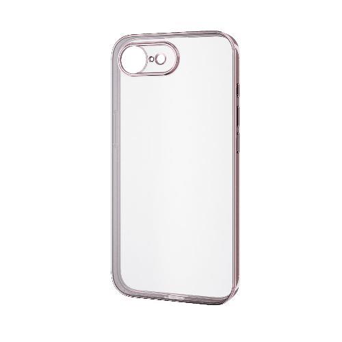 エレコム(ELECOM) PM-A25SUCTMKPN メタリックピンク iPhone 16e ケース ソフト カバー 衝撃吸収 カメラレンズ保護設計 ﾒﾀﾙｽﾃｯｶｰ付 極限保護