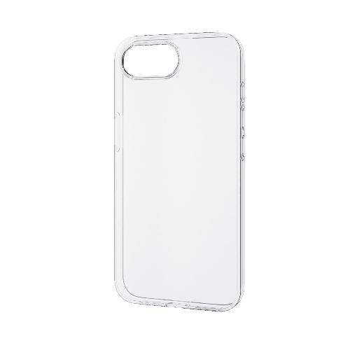 エレコム(ELECOM) PM-A25SUCUCR クリア iPhone 16e ケース ソフト カバー 衝撃吸収 超軽量 極薄 カメラレンズ保護設計 メタルステッカー付