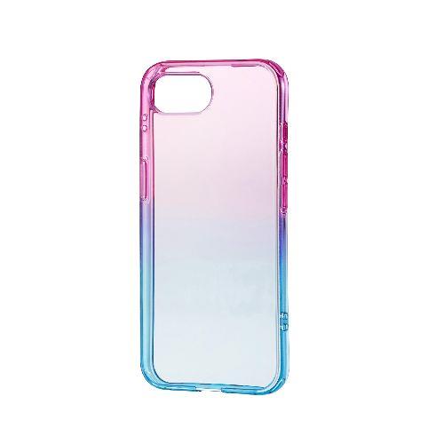 エレコム(ELECOM) PM-A25SUCWCPNBU サクラ×アクア iPhone 16e ケース ソフト 耐衝撃 カメラレンズ保護設計 ストラップホール付 グラデーション