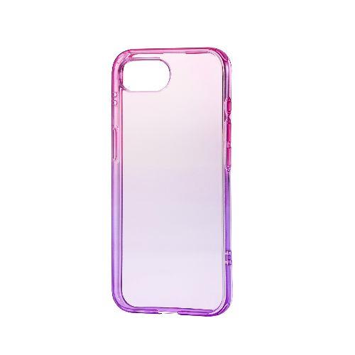 エレコム(ELECOM) PM-A25SUCWCPNPU サクラ×ラベンダー iPhone 16e ケース ソフト 耐衝撃 カメラレンズ保護設計 ストラップホール付 ｸﾞﾗﾃﾞｰｼｮﾝ