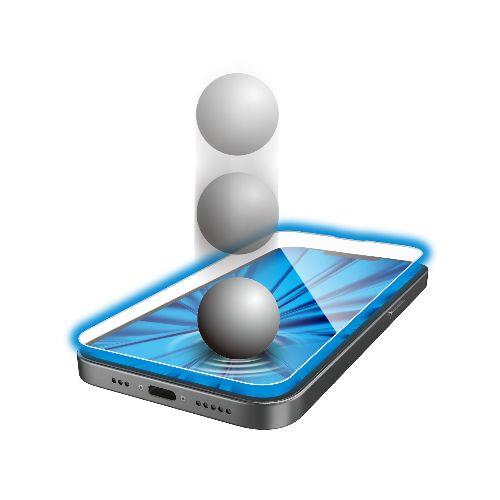 エレコム(ELECOM) PM-A25SFLGZBL iPhone 16e / 14 / 13 / 13 Pro ガラスフィルム 高透明 ブルーライトカット 衝撃吸収 表面硬度10H 指紋防止