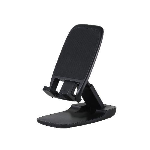 エレコム(ELECOM) P-DSCHAMBK ブラック スマホスタンド 卓上 折り畳み 無段階角度調整 高さ調整可 4.6~8.3インチ 各種対応