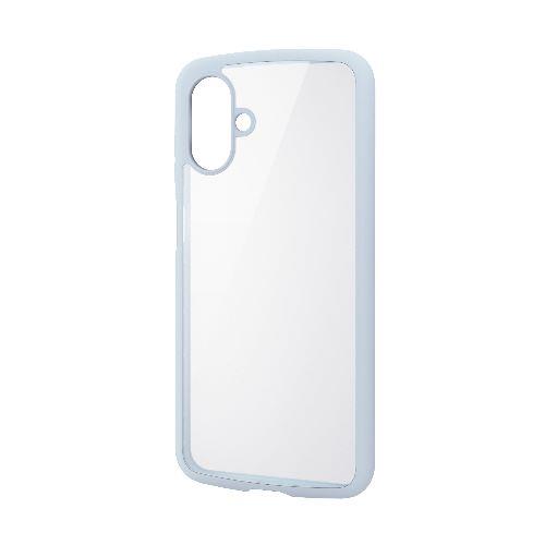 エレコム(ELECOM) PM-G253TSLFCBU ライトブルー Galaxy A25 5G ケース ハイブリッド カバー 衝撃吸収 軽量 薄型 カメラレンズ保護設計 TOUGH SLIM LITE