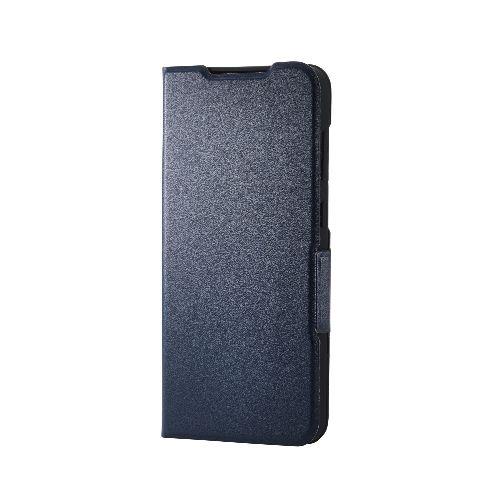 エレコム(ELECOM) PM-G254PLFUNV ネイビー Galaxy A36 5G SC-54F ケース レザー 手帳型 マグネット フラップ 衝撃吸収 超軽量 薄型