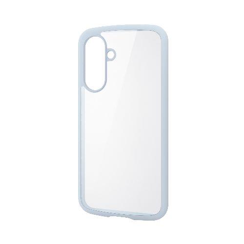 エレコム(ELECOM) PM-G254TSLFCBU ライトブルー Galaxy A36 5G SC-54F ケース ハイブリッド 衝撃吸収 軽量 薄型 カメラレンズ保護設計 ストラップホール付