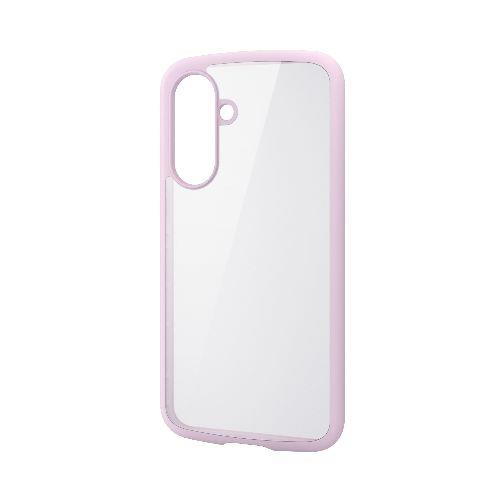 エレコム(ELECOM) PM-G254TSLFCPN ピンク Galaxy A36 5G SC-54F ケース ハイブリッド 衝撃吸収 軽量 薄型 カメラレンズ保護設計 ストラップホール付