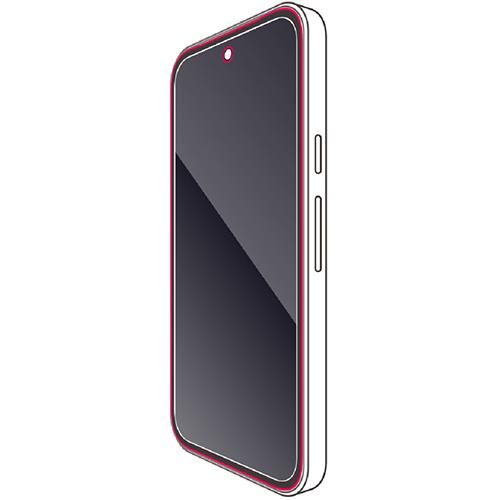 エレコム(ELECOM) PM-P251FLKGG ブラック Google Pixel 9a ガラスフィルム 画面内指紋認証対応 高透明 液晶カバー率99% 強化ガラス 表面硬度10H 指紋防止