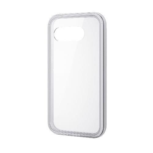 エレコム(ELECOM) PM-P251HVAIR2WH ホワイト×クリア Google Pixel 9a ケース ハイブリッド 衝撃吸収 軽量 カメラレンズ保護設計 MUBRAIN