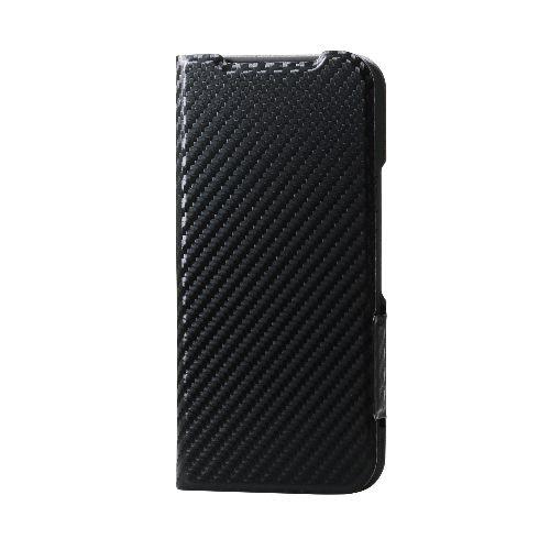 エレコム(ELECOM) PM-P251PLFUCB カーボンブラック Google Pixel 9a ケース レザー 手帳型 マグネット 衝撃吸収 超軽量 薄型 UltraSlim