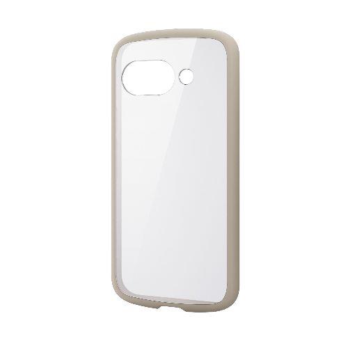 エレコム(ELECOM) PM-P251TSLFCBE カフェオレ Google Pixel 9a ケース ハイブリッド 衝撃吸収 軽量 薄型 カメラレンズ保護設計