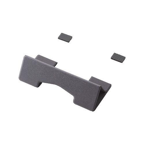 エレコム(ELECOM) PCA-LTSLL01GY ダークグレー ノートパソコンスタンド 折り畳み 排熱効果 姿勢改善 滑り止め ~15.6インチ 貼り付け式 ロングタイプ