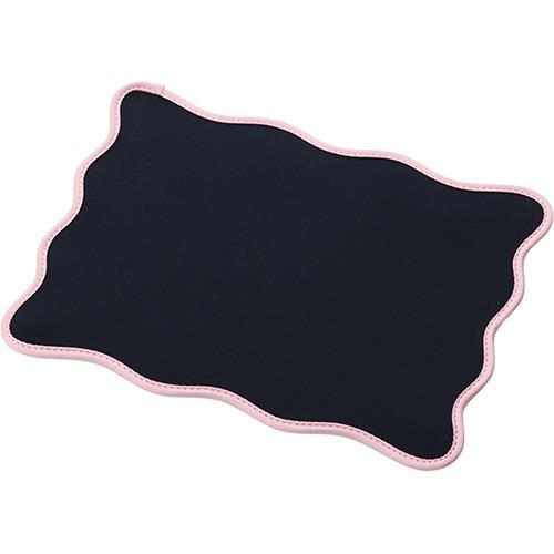 エレコム(ELECOM) MP-UK01NV ネイビー マウスパッド ウェーブデザイン ズレにくい 裏面ラバー