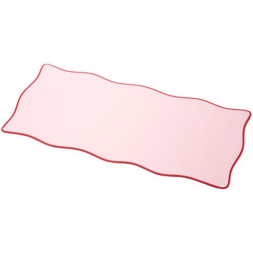 エレコム(ELECOM) MP-UKDM01PN ピンク デスクマット マウス対応 ウェーブデザイン マット 大型 マウスパッド ｽﾞﾚにくい 裏面ﾗﾊﾞｰ 700×320×4mm