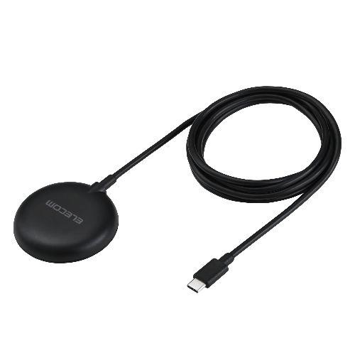 エレコム(ELECOM) W-MA10BK ブラック ワイヤレス充電器 マグネット式 Qi2 15W 高速充電 コンパクト Magsafe対応iPhone/Qi2規格対応スマホ等