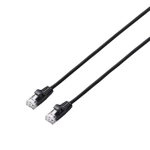 エレコム(ELECOM) LD-GPAM/BK70 ブラック LANケーブル CAT6A 7m 爪折れ防止 高耐久 メッシュ モデム ルーター PS5 PS4 Xbox 等対応