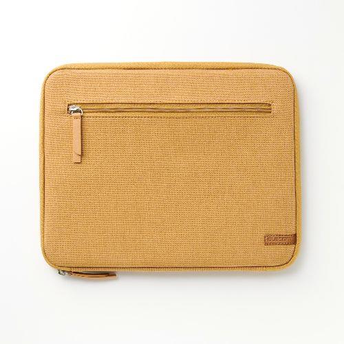 エレコム(ELECOM) TB-11ACMFKH カーキ タブレットバッグ 汎用 11インチ スタンド タッチペンホルダー付き 耐衝撃 帆布素材 収納ポケット付き