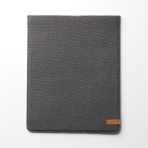 エレコム(ELECOM) TB-13CSIBK ブラック タブレットバッグ スリップイン ケース 13インチ 汎用 スリーブケース マグネット開閉 薄型 軽量 帆布素材