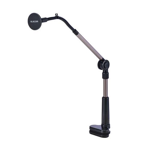 エレコム(ELECOM) P-DSLARMM25BK ブラック スマートフォン用 マグネットスタンド フレキシブルアーム