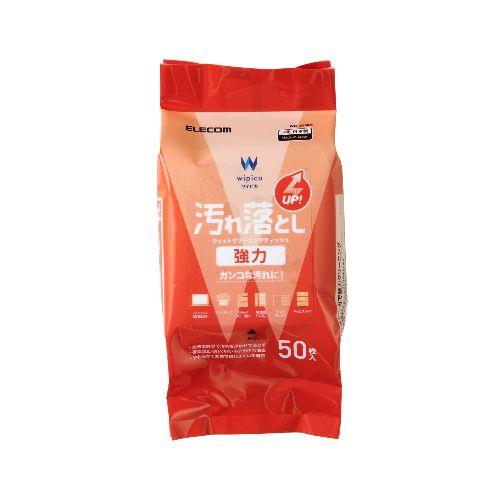 エレコム(ELECOM) WC-JU50H ウェットティッシュ クリーナー 50枚入り 帯電防止 重曹電解水