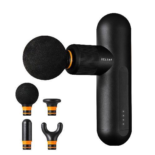 【長期保証付】エレコム(ELECOM) HCR-GN03BK ブラック リフレッシュガン ヘビーモデル 4段階 セルフケア 静音 アルミ合金 ECLEAR