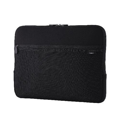 エレコム(ELECOM) BM-IBPTNP15BK ブラック パソコンケース 15.6インチ メッシュポケット 撥水 薄型 耐衝撃 ダブルファスナー スリーブ