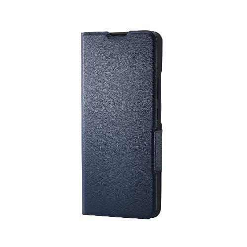 エレコム(ELECOM) PM-O251PLFUNV ネイビー OPPO Reno13 A ケース レザー 手帳型 マグネット フラップ 衝撃吸収 超軽量 薄型 スタンド機能付 UltraSlim