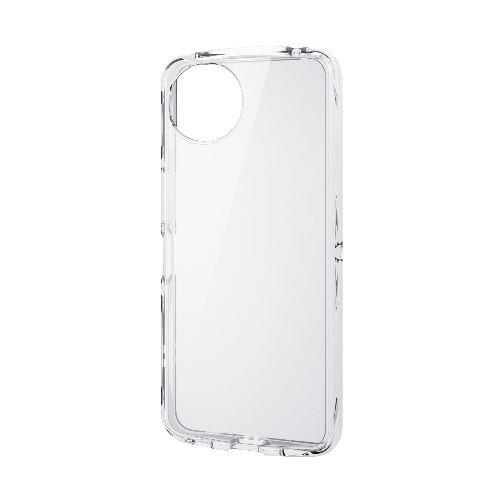 エレコム(ELECOM) PM-S251TSLACR クリア AQUOS wish5 SH-52F ケース ハイブリッド 衝撃吸収 軽量 薄型 カメラレンズ保護設計 ストラップホール付