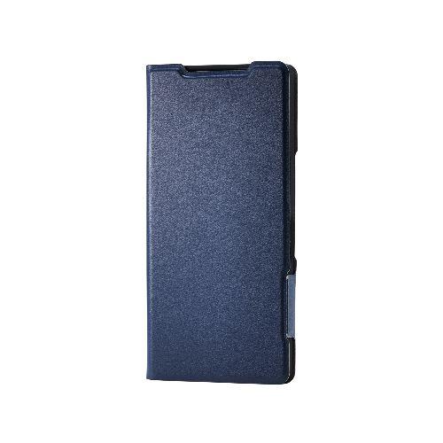 エレコム(ELECOM) PM-S252PLFUNV ネイビー AQUOS R10 SH-51F ケース レザー 手帳型 マグネット 衝撃吸収 超軽量 薄型 スタンド機能付 UltraSlim