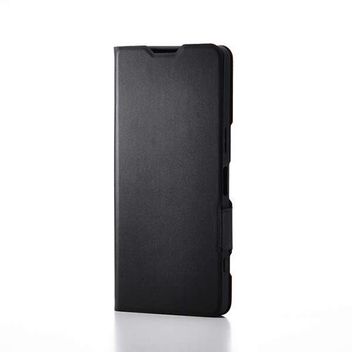 エレコム(ELECOM) PM-X251PLFUBK ブラック Xperia 1 VII ソフトレザーケース 薄型 磁石付