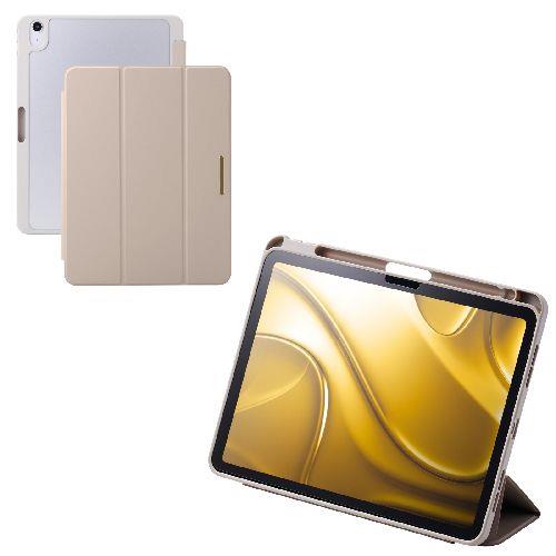 エレコム(ELECOM) TB-A25MWVJM3GB グレージュ iPad Air ケース 11インチ M3/M2 /10.9インチ 第5世代 第4世代 ﾏｸﾞﾈｯﾄ式ﾌﾗｯﾌﾟ Apple Pencil収納
