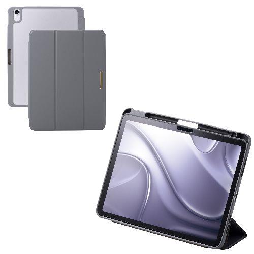 エレコム(ELECOM) TB-A25MWVJM3GY チャコールグレー iPad Air ケース 11インチ M3/M2 /10.9ｲﾝﾁ 第5世代 第4世代 ﾏｸﾞﾈｯﾄ式ﾌﾗｯﾌﾟ Apple Pencil収納