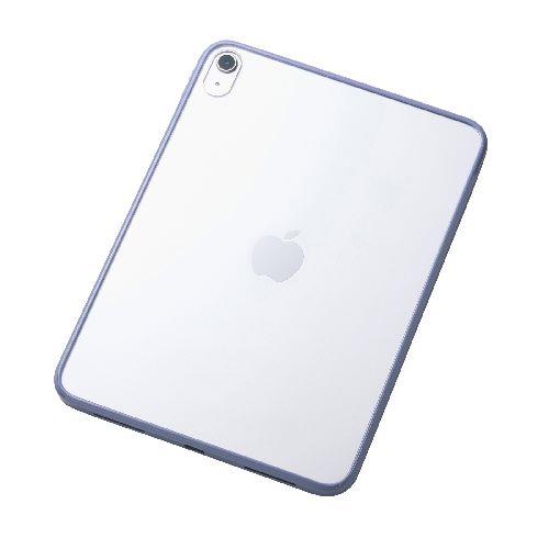 エレコム(ELECOM) TB-A25RTSLOBG ブルーグレー iPad ケース 11インチ A16 /10.9インチ 第10世代 耐衝撃 背面クリア