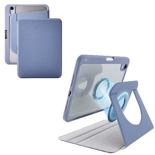 エレコム(ELECOM) TB-A25SMG360BG ブルーグレー iPad mini ケース 8.3インチ A17 Pro /第6世代 マグネット着脱ﾌﾗｯﾌﾟ 360度回転 Apple Pencil収納