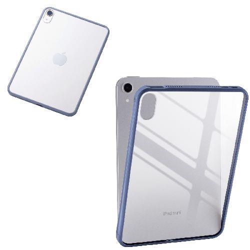 エレコム(ELECOM) TB-A25STSLOBG ブルーグレー iPad mini ケース 8.3インチ A17 Pro /第6世代 耐衝撃 背面クリア