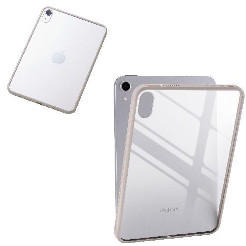 エレコム(ELECOM) TB-A25STSLOGB グレージュ iPad mini ケース 8.3インチ A17 Pro /第6世代 耐衝撃 背面クリア