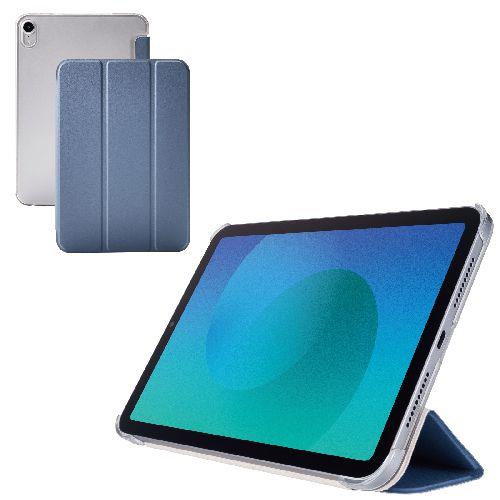 エレコム(ELECOM) TB-A25SWVBG ブルーグレー iPad mini ケース 8.3インチ A17 Pro /第6世代 マグネット式フラップ 2アングル 軽量 薄型