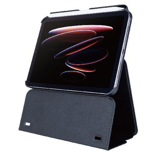 エレコム(ELECOM) TB-A25SWVH2BK ブラック iPad mini ケース 8.3インチ A17 Pro /第6世代 高さ調整フラップ スタンド オートスリープ機能