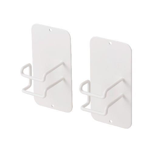 エレコム(ELECOM) KA-KSLSBWH ホワイト マグネット キッチンツールフック ボトルフック 2個入り 壁掛け 冷蔵庫 壁面 玄関 洗濯機 浮かせる収納 side
