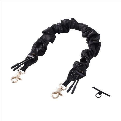 エレコム(ELECOM) P-STHSCEBK ブラック スマホストラップ シュシュ風デザイン ハンドストラップ 手首 落下防止 軽量 長さ調整可 iPhone/Android対応