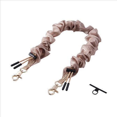 エレコム(ELECOM) P-STHSCEBR ブラウン スマホストラップ シュシュ風デザイン ハンドストラップ 手首 落下防止 軽量 長さ調整可 iPhone/Android対応