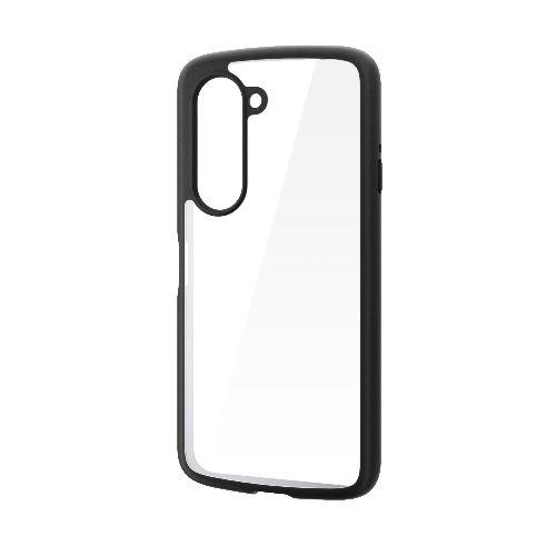 エレコム(ELECOM) PM-F251TSLFCBK ブラック arrows Alpha F-51F ケース ハイブリッド 衝撃吸収 軽量 薄型 カメラ周り保護 TOUGH SLIM LITE