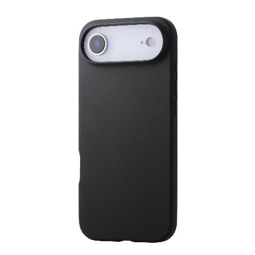 エレコム(ELECOM) PM-A25BHVSCCBK ブラック iPhone Air ケース ハイブリッドシリコン アンチダストコート